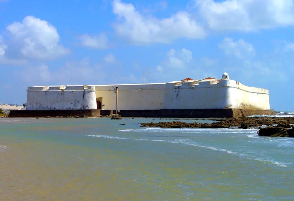Forte dos Reis Magos na costa de Natal, Rio Grande do Norte
